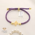 دستبند بافت و طلا پرستو