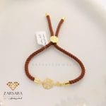 دستبند بافت و طلا هیچ