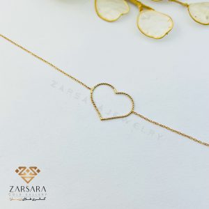 دستبند مفتولی قلبی