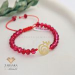 دستبند سنگی طلا انار