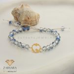 دستبند سنگی طلا طرح پرنده