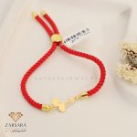 دستبند بافت و طلا گیلاس