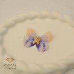 پلاک پروانه پارچه ای