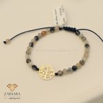 دستبند سنگی طلا طرح درخت