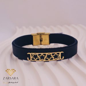 دستبند چرم ستاره