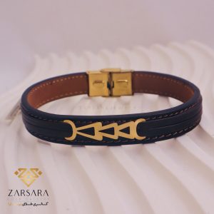 دستبند چرم مثلثی