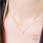 گردنبند اپال طرح مربع