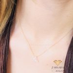 گردنبند اپال طرح مثلث