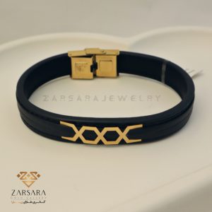 دستبند چرم 6 ضلعی