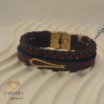 دستبند چرم طرح اشکی