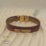 دستبند چرم طرح گنجشک