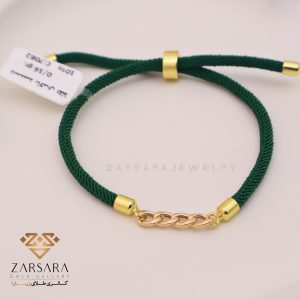 دستبند بافت و طلا کارتیه