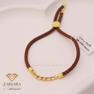 دستبند بافت و طلا کارتیه