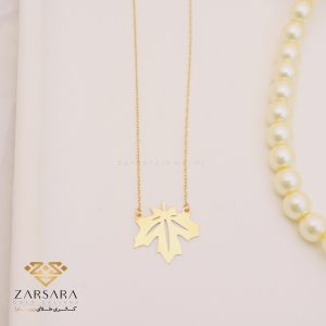 گردنبند لیزری برگ