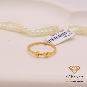 انگشتر مینیمال تیر و کمان
