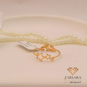 انگشتر مینیمال ستاره و ابر