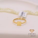 انگشتر مینیمال مربع