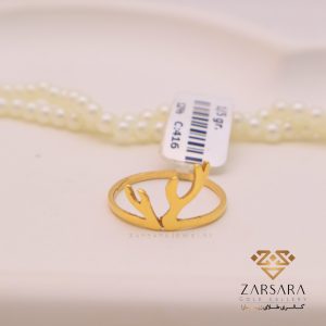 انگشتر مینیمال شاخ گوزن