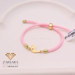 دستبند بافت و طلا پرنده