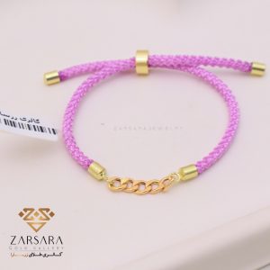 دستبند بافت و طلا کارتیه