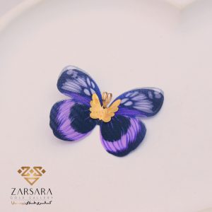 پلاک پروانه ای پارچه ای