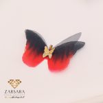 پلاک پروانه پارچه ای