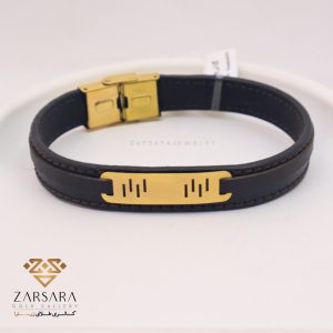 دستبند چرم لوحی