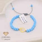 دستبند سنگ و طلا چهره