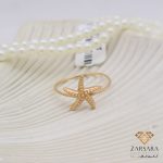انگشتر مینیمال ستاره دریایی