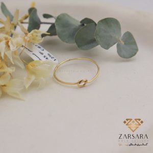 انگشتر مینیمال گره