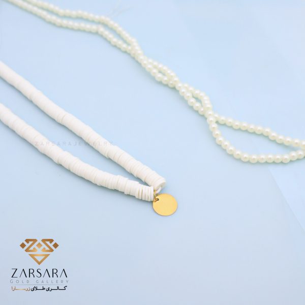 گردنبند فیمو واشری سکه ای