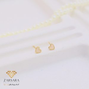 گوشواره میناکاری قلبی