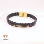 دستبند چرم ۲لاین