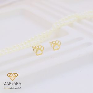 گوشواره میخی طرح پا