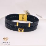 دستبند چرم ۳لاین