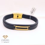 دستبند چرم ۲خطی
