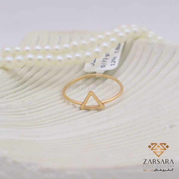 انگشتر مینیمال مثلث