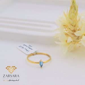 انگشتر نگین آبی