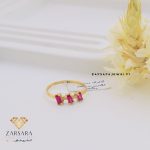 انگشتر نگین سرخابی