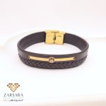 دستبند چرم طرح رولکس