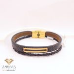 دستبند چرم ۲خط