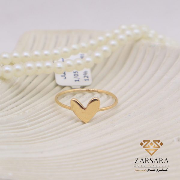 انگشتر مینیمال قلب