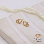 گوشواره میخی ۲قلب