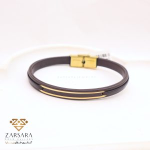 دستبند چرم ۲خط