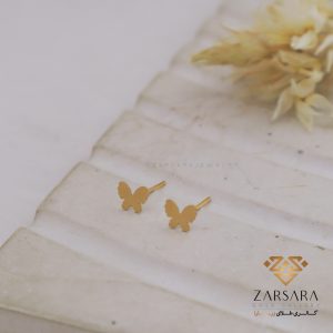 گوشواره میخی پروانه
