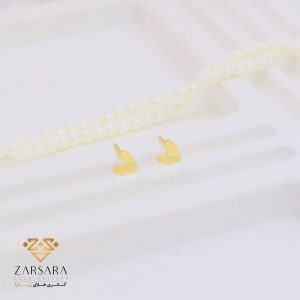 گوشواره میخی طرح قلب