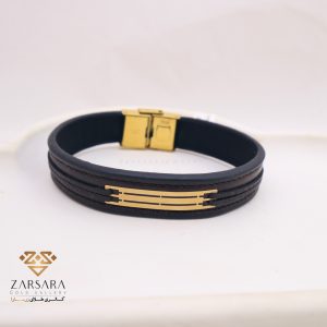 دستبند چرم لوحی ۲لاین