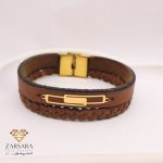 دستبند چرم مستطیلی