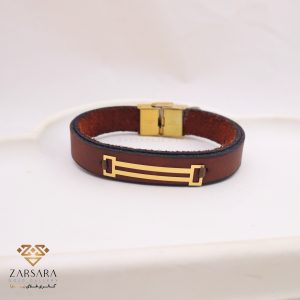 دستبند چرم ۲خط