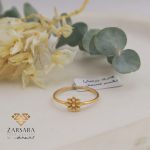 انگشتر مینیمال گل